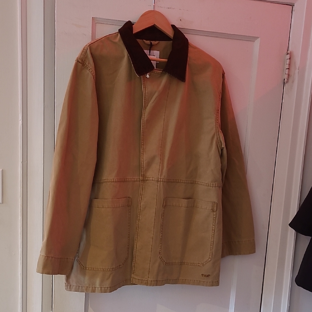 BRAND NEW NWT - TNA Edison Chore Jacket - Vintage Topaz Tan Colour, Large